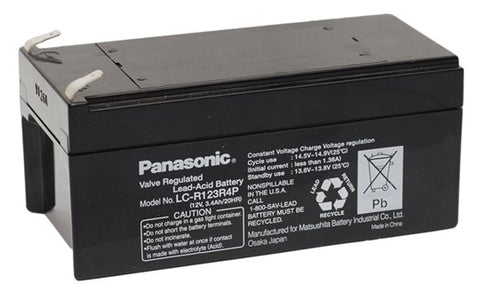 Panasonic LC-R123R4P Battery - 12 Volt 3.4 Ah
