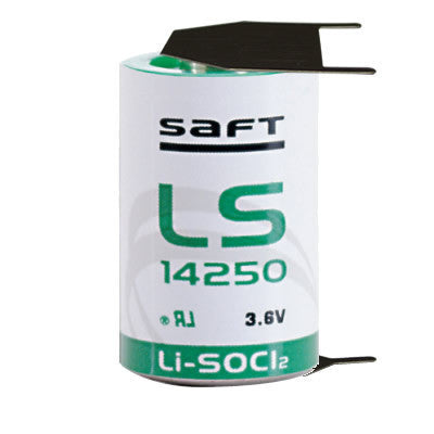 Saft LS14250-3PFRP Battery - 3.6V Lithium LI-SOCI2 (3 Pins)
