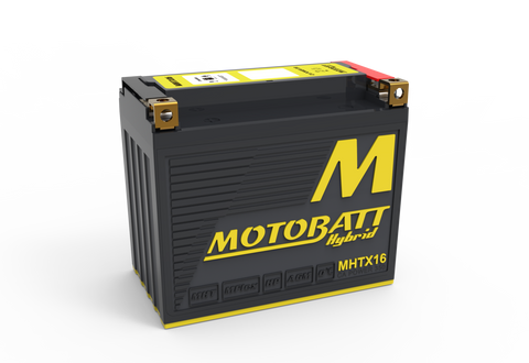 Motobatt MHTX16 Battery - 12V 10Ah 350CCA Hybrid Lithium