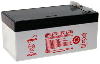 Enersys Genesis NP3.4-12 Battery - 12 Volt 3.4 Ah