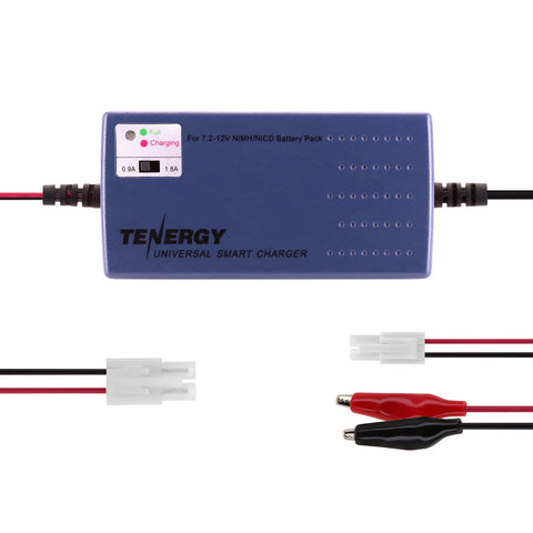 Tenergy Smart Universal Charger for NiMH/NiCd Battery Packs: (01005)