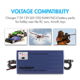 Tenergy Smart Universal Charger for NiMH/NiCd Battery Packs: (01005)