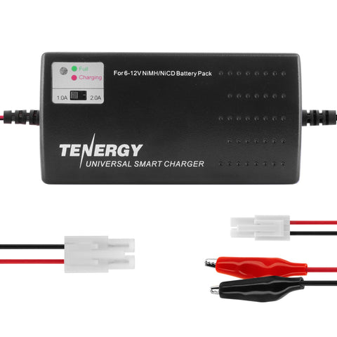 Tenergy Smart Universal Charger for NiMH/NiCd Battery Packs: (01025)