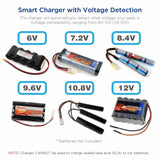 Tenergy Smart Universal Charger for NiMH/NiCd Battery Packs: (01025)
