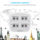 Tenergy TN136 Smart 9V 4-Bay NiMH Battery Charger (01136)