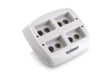 Tenergy TN136 Smart 9V 4-Bay NiMH Battery Charger (01136)