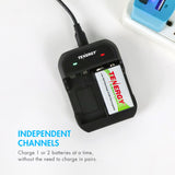 Tenergy TN141 Smart 2-Bay 9V NiMH Battery Charger (01141)
