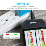 Tenergy TN141 Smart 2-Bay 9V NiMH Battery Charger (01141)