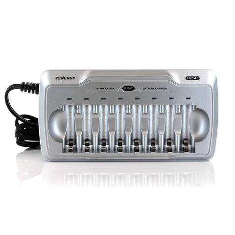 Tenergy TN145 8-Bay AA/AAA NiMH Battery Charger (01145)