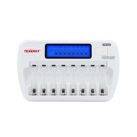Tenergy TN162 8-Bay Smart AA/AAA NiMH/NiCd Battery Charger (01162)