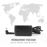 110V-240V AC to 3.7V DC Li-ion Battery Charger w/ DC Connector (01233)