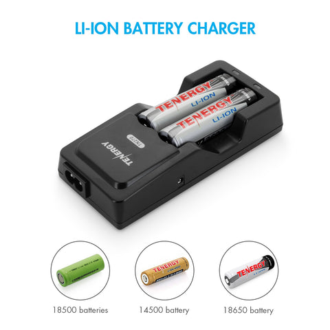 Tenergy TN270 Li-ion 18650/18500/14500 Fast Battery Charger (01270)