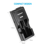 Tenergy TN270 Li-ion 18650/18500/14500 Fast Battery Charger (01270)