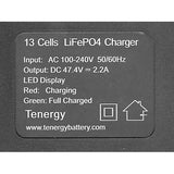Tenergy 41.6V (13-Cell) Intelligent 2.2A LiFePO4 Battery Pack (01310)