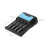 Tenergy T4s Intelligent 4-Bay Universal Charger (for Li-ion (01432)