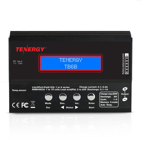 Tenergy TB6B Multifunctional Balance Charger for (01435)