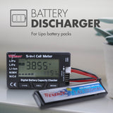 Tenergy 5-in-1 Intelligent Cell Meter (Capacity Checker (01444)
