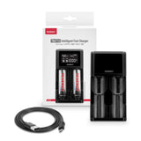 Tenergy TN471U 2-bay Universal Battery Charger for Li-ion/NiMH (01471)