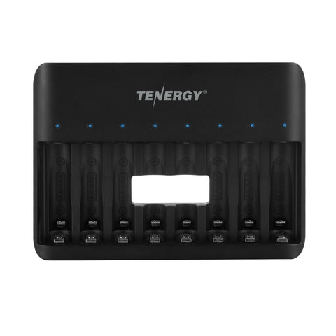 Tenergy TN477U 8-Bay AA/AAA NiMH Rechargeable Battery Charger (01477)