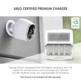 Premium Smart Fast Charger with LCD for Arlo Certified Tenergy (02460)