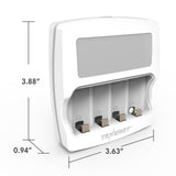 Premium Smart Fast Charger with LCD for Arlo Certified Tenergy (02460)