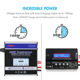 Tenergy T180 100W Balance charger with touch screen, metal (03180)