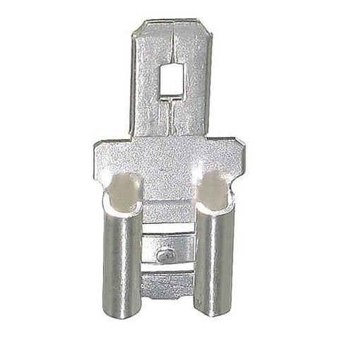 F2 .250" Width to F1 .187" Width Terminal Adapter - Power Sonic 035018 Replacement - 100 Pieces