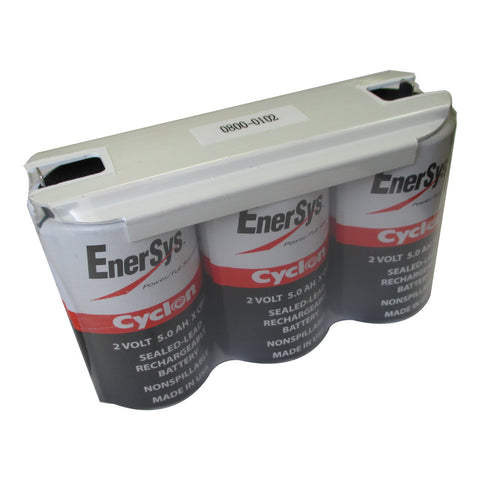 Enersys - Cyclon 0800-0102 Battery - 6 Volt 5Ah (.250 Tabs)