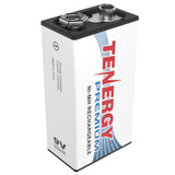 Tenergy Premium 9V 250mAh NiMH Rechargeable Battery (10005)