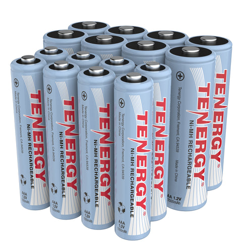 Combo: 16 pcs NiMH Rechargeable Batteries (8AA/8 AAA) (10418)