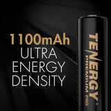 Tenergy Premium PRO Rechargeable AAA Batteries, High Capacity (10450)