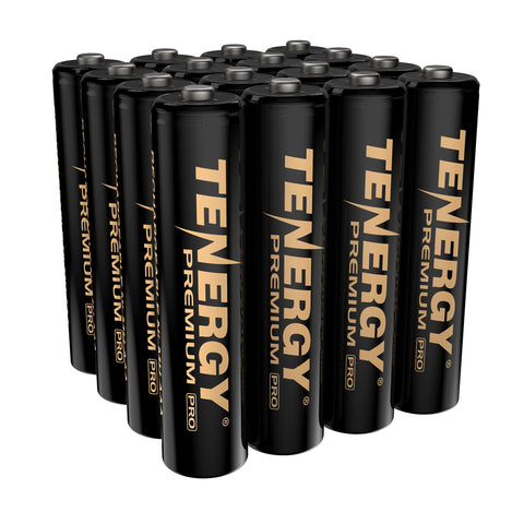 Tenergy Premium PRO Rechargeable AAA Batteries, High Capacity (10451)