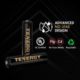 Tenergy Premium PRO Rechargeable AAA Batteries, High Capacity (10451)