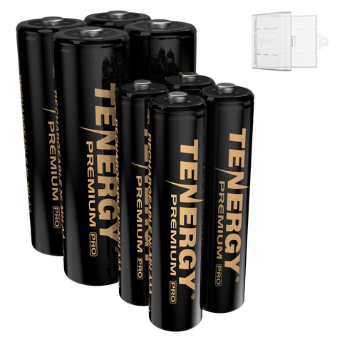 Tenergy Premium PRO Rechargeable AA and AAA Batteries Combo (10454)