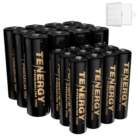 Tenergy Premium PRO Rechargeable AA and AAA Batteries Combo (10455)
