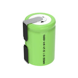 Tenergy 4/5 Sub C 2000mAh NiMH Flat Top Rechargeable Battery (10511)