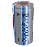 Tenergy Propel Sub C 5000mAh NiMH Flat Top Rechargeable (10514)