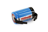 Tenergy 2/3A 1600mAh NiMH Rechargeable Battery (10710)