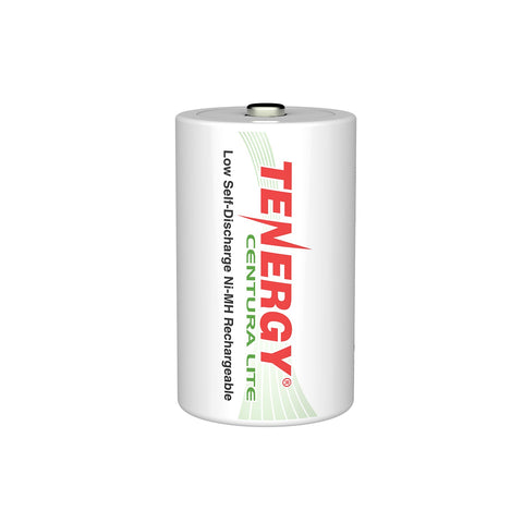 Tenergy Centura Lite NiMH D 1.2V 3000mAh Rechargeable Battery (10729)