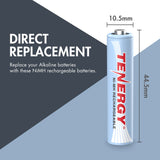 Tenergy 24 Pack AAA 1000mAh NiMH Rechargeable Batteries (11059)