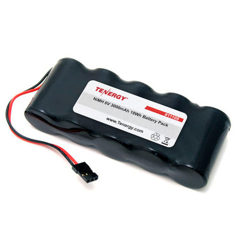 Tenergy 6V 3000mAh NiMH Rechargeable Battery Pack (5S1P, 18Wh (11108)