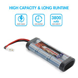 Tenergy NiMH 7.2V 3800mAh Battery Pack w/ Tamiya Connector (11200)