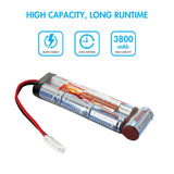 Tenergy NiMH 8.4V 3800mAh Battery Pack with Tamiya, for RC (11311)