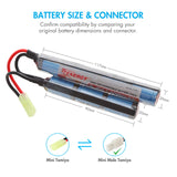 Tenergy Airsoft NiMH 8.4V 1600mAh Butterfly Mini Battery Pack (11350)