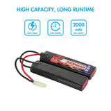Tenergy Airsoft NiMH 9.6V 2000mAh Nunchuck Battery Pack (11419)