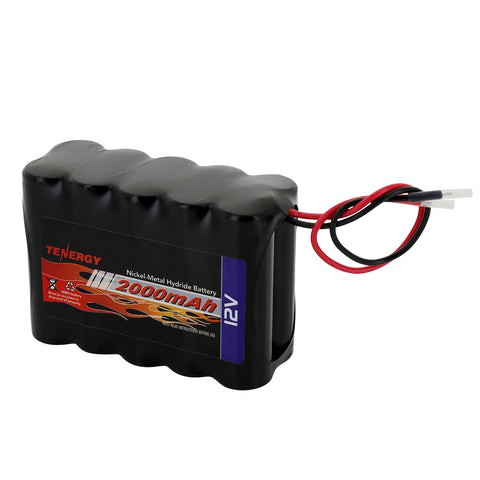 Tenergy NiMH 12V 2000mAh Battery Pack w/ Bare Leads (11606)