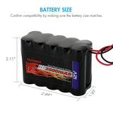 Tenergy NiMH 12V 2000mAh Battery Pack w/ Bare Leads (11606)