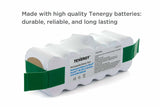 Tenergy New High Capacity 4500mAh NiMH replacement battery for (11741)