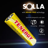 Tenergy Solla Rechargeable NiMH AA Battery, 1000mAh Solar (19036)
