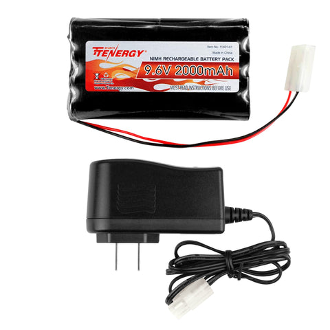 Tenergy 9.6V 2000mAh NiMH Battery Pack + 12V 400mA Pack (19040)